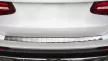 Avisa protecție bară spate din oțel argintiu satin MERCEDES GLC (X253) 5D/Hybrid 2015-2019, FL2019-2022