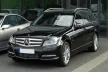 Avisa protecție bară spate din oțel argintiu satin MERCEDES C Class W204 T-Model 2011-2014