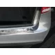 Avisa protecție bară spate din oțel argintiu satin MERCEDES E Class W212 T-Model 2013-2015, FL2015-2016