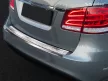 Avisa protecție bară spate din oțel argintiu satin MERCEDES E Class W212 T-Model 2013-2015, FL2015-2016