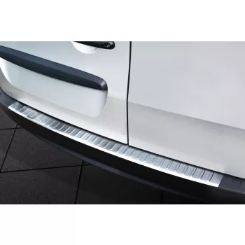   Avisa protecție bară spate din oțel argintiu satin MERCEDES CITAN 2012-2021, RENAULT KANGOO II Express/Maxi 2008 -2021