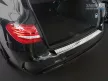 Avisa protecție bară spate din oțel argintiu satin MERCEDES C Class W205 T-model 2014-2018, FL2018-2021