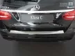 Avisa protecție bară spate din oțel argintiu satin MERCEDES C Class W205 T-model 2014-2018, FL2018-2021
