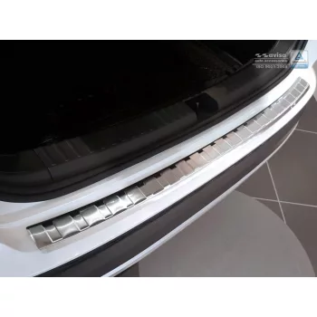   Avisa protecție bară spate din oțel argintiu satin Seat ATECA 5d crossover 2016-2020, FL2020->, Seat CUPRA ATECA 2018->