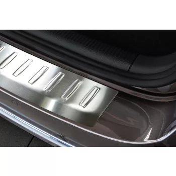   Avisa protecție bară spate din oțel argintiu satin VOLKSWAGEN Passat B7 ALLTRACK 2012