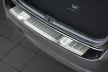 Avisa protecție bară spate din oțel argintiu satin VOLKSWAGEN Passat B7 ALLTRACK 2012