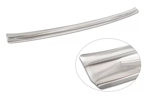 Avisa protecție bară spate din oțel argintiu satin TOYOTA Corolla XII sedan 2018->, TOYOTA Corolla XII GR SPORT sedan 2019->