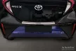 Avisa protecție bară spate din oțel argintiu satinat TOYOTA AYGO X 2022->
