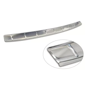   Avisa protecție bară spate din oțel argintiu satin SKODA KAMIQ crossover FL 2024->