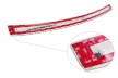 Avisa protecție bară spate din oțel argintiu satin FIAT 500 e II Hatchback 3D 2020/FIAT e II cabrio 2020/FIAT 500 II 3+1 Electric