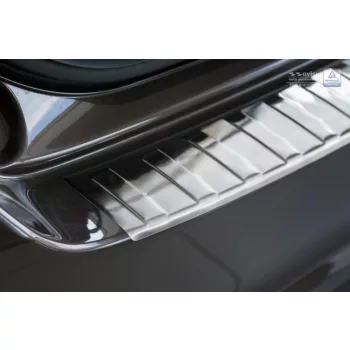   Avisa protecție bară spate din oțel argintiu satin FIAT TIPO limousine 2016-2020, FL2020->