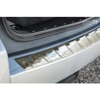   Avisa protecție bară spate din oțel argintiu satin Bmw X3 I E83 FL2006-2010