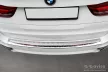 Avisa protecție bară spate din oțel argintiu satin Bmw X5 III F15 M-Pakiet 2013-2018