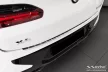 Avisa argintiu oțel Protecție bară spate Bmw X4 II G02 M-Pakiet FL 2021->