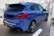 Avisa protecție bară spate din oțel argintiu Bmw 2 ACTIVE Tourer F45 M-PAKIET 2014-2018, FL.2018-2021