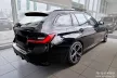 Avisa protecție bară spate din oțel satin argintiu Bmw 3 G21 VII Touring M-pakiet 2022->
