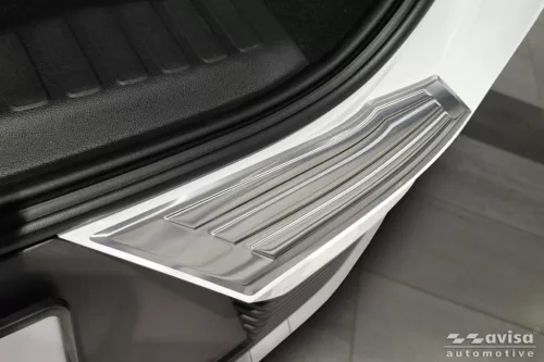 Avisa protecție de bară din oțel argintie (din 2 bucăți, stânga și dreapta) FORD EXPLORER EV 2024->