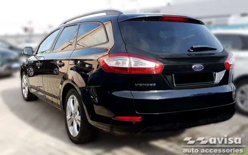 Avisa protecție de bară din oțel argintie satinată FORD MONDEO IV MK4 turnier FL2010-2014