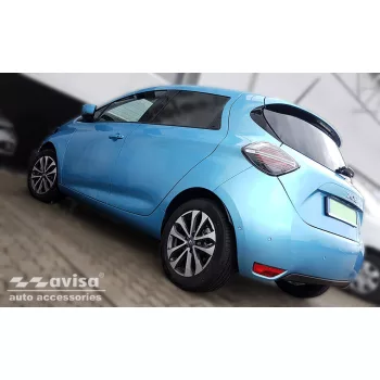  Avisa protecție bară spate din oțel argintiu satin RENAULT ZOE Hatchback 5D FL2019->