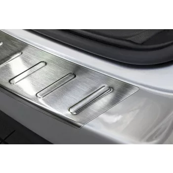   Avisa protecție bară spate din oțel argintiu satin RENAULT LAGUNA III combi 2008-2015