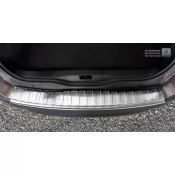   Avisa protecție bară spate din oțel argintiu satin RENAULT SCENIC III 2009-2016