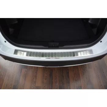   Avisa protecție bară spate din oțel argintiu satinat Suzuki SX4 S-Cross 5d 2013-2021