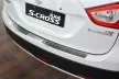Avisa protecție bară spate din oțel argintiu satinat Suzuki SX4 S-Cross 5d 2013-2021