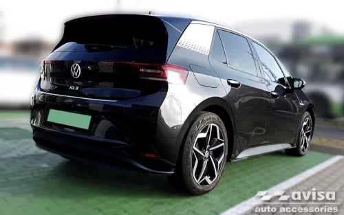 Avisa protecție bară spate din oțel argintiu satin VOLKSWAGEN ID.3 Hatchback 5D 2019-2023, FL2023