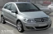 Avisa protecție bară spate din oțel argintiu satin MERCEDES B Class W245 minivan 2005-2008