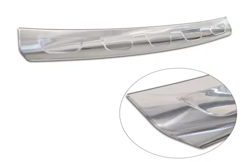 Avisa argintiu satin oțel Protecție bară spate PEUGEOT 408 fastback 2023