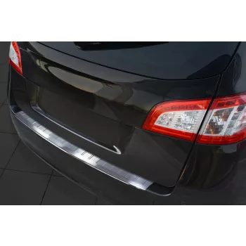   Avisa protecție bară spate din oțel argintiu satin PEUGEOT 508 I SW 2011-2014, FL2014-2018/PEUGEOT 508 I RXH 2011-2014, FL2014-2018