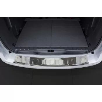   Avisa protecție bară spate din oțel argintiu satin PEUGEOT 5008 2009-2017
