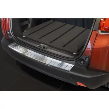   Avisa protecție bară spate din oțel argintiu satin PEUGEOT 2008 crossover 2013-2016, FL2016-2019