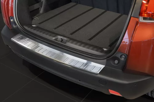 Avisa protecție bară spate din oțel argintiu satin PEUGEOT 2008 crossover 2013-2016, FL2016-2019
