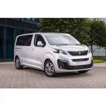   Avisa protecție bară spate din oțel argintiu satin JUMPY III 4D 2016->, SPACETOURER 2016->, VIVARO III 2019->, VIVARO-e 2020->, ZAFIRA LIFE 2019->stb.