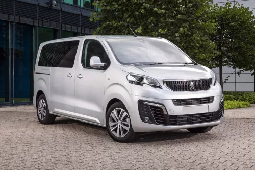 Avisa protecție bară spate din oțel argintiu satin JUMPY III 4D 2016->, SPACETOURER 2016->, VIVARO III 2019->, VIVARO-e 2020->, ZAFIRA LIFE 2019->stb.