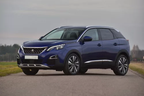 Avisa protecție bară spate din oțel argintiu satin PEUGEOT 3008 II crossover 2016-2020 Fl.2021-2023