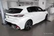 Avisa protecție bară spate din oțel argintiu satin PEUGEOT 308 III hatchback 2021->/PEUGEOT E-308 III Hatchback 2021->