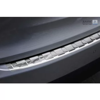   Avisa protecție bară spate din oțel argintiu satin Lexus NX 2014-2017, FL2017-2021