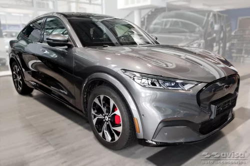 Avisa argintiu satinat din oțel suport picioare FORD MUSTANG MACH-E 2020->