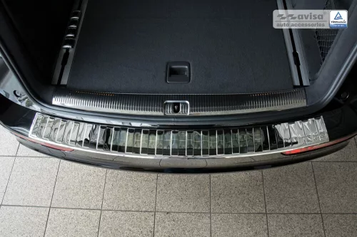 Avisa protecție de bară din oțel lustruit argintie AUDI Q5 2008-2012, FL2012-2016, AUDI SQ5 2013->