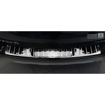   Avisa protecție bară spate din oțel argintiu OPEL MOKKA X FL2016->