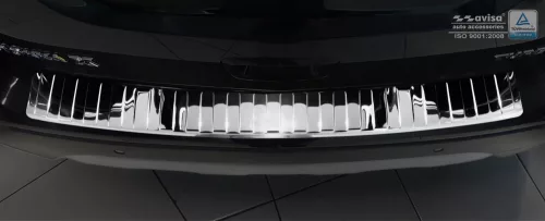 Avisa protecție de bară din oțel lustruit argintie OPEL MOKKA X FL2016->