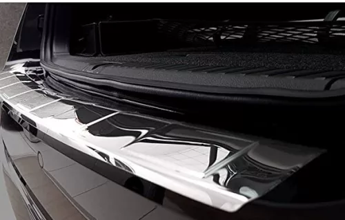 Avisa protecție bară spate din oțel argintiu oglindă SKODA Octavia IV combi Active, Sportline, Ambition, Style, Sportline 2019-2024 FL 2024->, Octavia IV combi RS 2020->