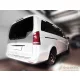 Avisa protecție bară spate din oțel argintiu cu oglindă cu lungime extinsă MERCEDES V Class W447/VITO III/Marco Polo 2014-2019, FL2019-2024, FL 2024->