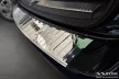 Avisa protecție bară spate din oțel argintiu oglindă SKODA SUPERB III combi 2015-2019, FL2019->2024/SCOUT III 2019->