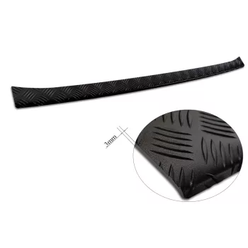   Avisa protecție bară spate din aluminiu bordat 3 mm negru mat MERCEDES SPRINTER III 2018->