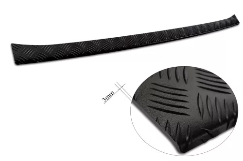 Avisa protecție bară spate din aluminiu bordat 3 mm negru mat MERCEDES SPRINTER III 2018->