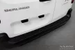 Avisa negre matt 3 mm bordázott aluminiu Protecție bară spate BERLINGO II 2008-2015, FL2015-2018, BERLINGO II MS 2008-2015, FL2015-2018 stb.