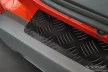 Avisa protecție bară spate din aluminiu bordat 3 mm negru mat Dacia DUSTER II 2017-2021, FL2021-2024